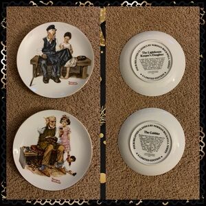 Norman Rockwell plates